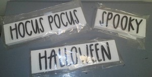 Halloween Decor handcrafted wood design.