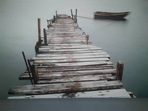 Canvas over frame artwork