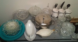 Misc. Kitchen & serving pieces.