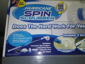 Hurricane Spin Scrubber - New in Box