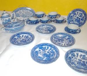 Doll Dishes, Blue Willow and more.