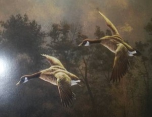 Numbered Print, Misty Morning Companions, Rick Kelly