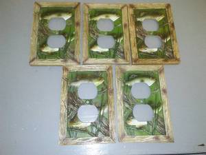 Fish themed ceramic outlet covers. New.