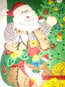 Handcrafted Fishermans Stocking