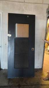 Wood Door With Window