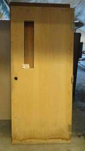 Wood Door With Cut out for window