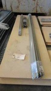 Metal rack with 5- particleboard shelves