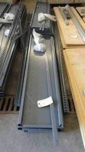 2- Metal rack with 12- particleboard shelves