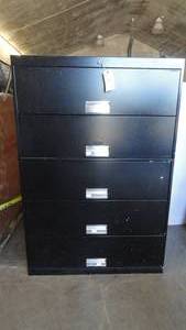 Vertical 5 drawer file cabinet