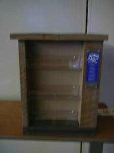 Wood Rack With Plexiglass