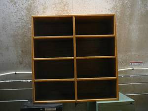 Oak cubby