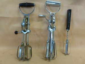 lot 84 image: Vintage Egg Beaters