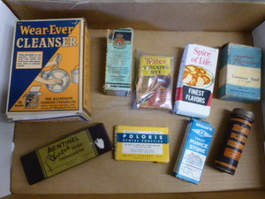 lot 153 image: Vintage Product Containers