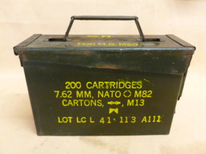 lot 234 image: Vintage Ammo Box