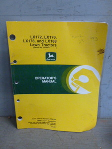 lot 310 image: John Deere Manual
