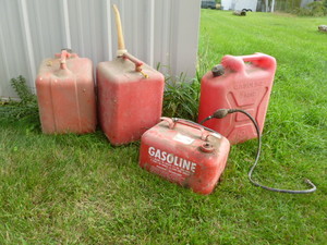 lot 314 image: Gas Cans