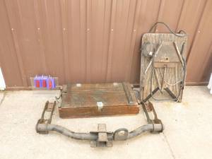 Joblot reciever hitch for chevrolet Ammo box & deer stand. As shown. One money.