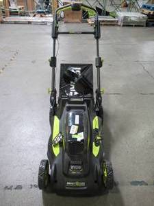 lot 3 image: RYOBI 20 in 40-Volt Cordless Walk Behind Mower