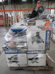 lot 102 image: WHOLESALE MIXED PALLET OF MITER SAWS