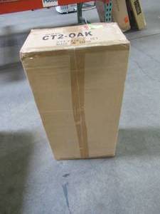 lot 703 image: Homecraft Furniture Walnut Storage End Table CT2-OAK