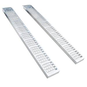 lot 319 image: Erickson 72 in. x 9 in. Steel Loading Ramps (2-Pack), 07472.