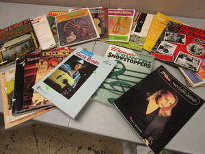 VINTAGE GUITAR SHEET MUSIC, HILLYBILLY HIT PARADE OF 1951, THE BEST OF GARTH BROOKS, MUCH MORE