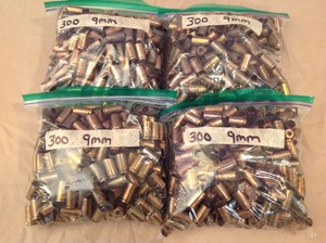 lot 2 image: 1200 9mm Casings