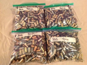 lot 6 image: 1200 9mm Casings