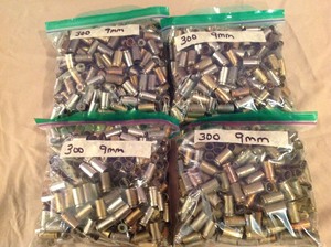 lot 8 image: 1200 9mm Casings