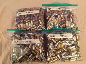 lot 9 image: 1200 9mm Casings