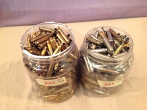 lot 25 image: 8# 4oz 223 Casings