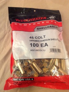 lot 36 image: 100 45 Colt New Casings