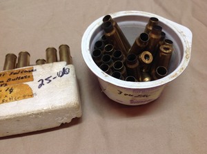 lot 59 image: 25-06 & 300 Sav Casings