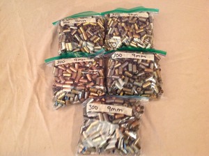 lot 74 image: 1500 9mm Casings
