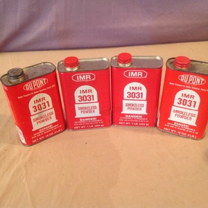 lot 91 image: 4 Cans IMR 3031 Powder