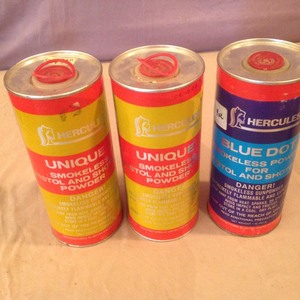 lot 93 image: 3 Cans Hercules Powder