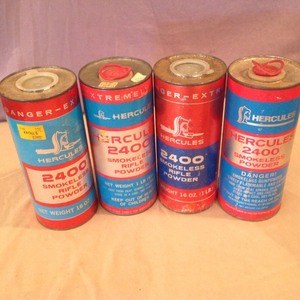 lot 94 image: 4 Cans Hercules Powder