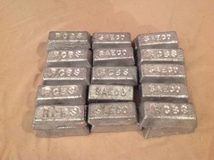 lot 102 image: 30# Lead Ingots