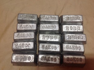 lot 106 image: 30# Lead Ingots