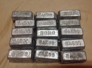 lot 109 image: 30# Lead Ingots