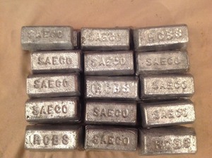 lot 111 image: 30# Lead Ingots