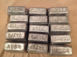 lot 115 image: 30# Lead Ingots