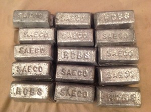 lot 120 image: 30# Lead Ingots