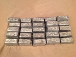 lot 122 image: 50# Lead Ingots
