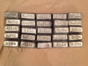 lot 126 image: 50# Lead Ingots