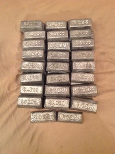 lot 127 image: 50# Lead Ingots