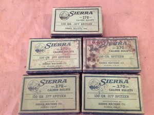 lot 161 image: 270 Cal, 130 Grain .277 Bullets