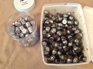 lot 169 image: 11# 50 Cal MZ Bullets