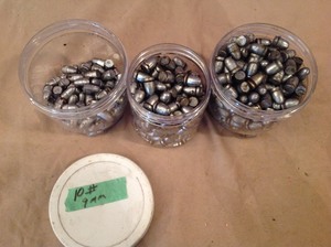 lot 181 image: 10# 9mm Bullets