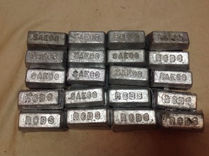 lot 231 image: 40# Lead Ingots